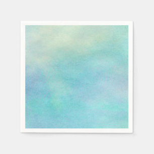Aquarell-Mehrfarbenmeer schattiert alle Wahlen Serviette