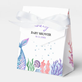 Aquarell Mermaid Baby Showbox Geschenkschachtel