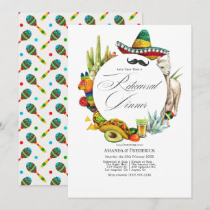 Aquarell-Mexikanische-Fiesta-Probedinner Einladung