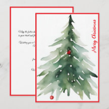 Aquarell Minimalistisch Red Corporate Weihnachten