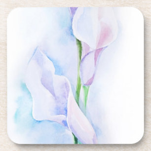 Aquarell mit 3 Callas Untersetzer