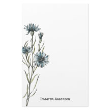 Aquarell Moderne Wildblumen Flora Grün