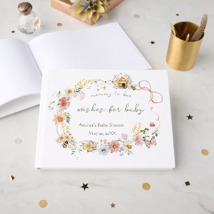 Aquarell-Mommy-to-Bee-Baby-Shower-Gästebuch Gästebuch