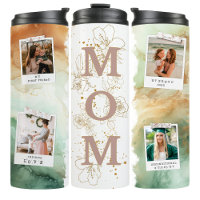 Aquarell-Mutter-Foto-Kaffee-Reisebecher