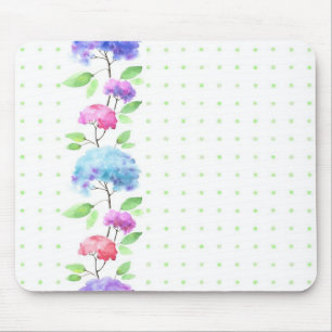 Aquarell nahtloses vertikales Muster Mousepad