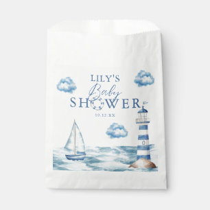 Aquarell Nautische Babyparty Geschenktütchen