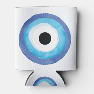 Aquarell Nazar Boncugu Evil Eye Dosenkühler