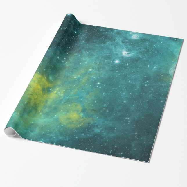 Aquarell-Nebelfleck Geschenkpapier (Ungerollt)