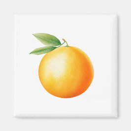 Aquarell Orange Magnet