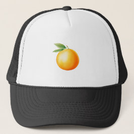 Aquarell Orange Truckerkappe