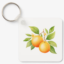 Aquarell Orangefarbene Blume