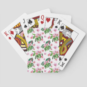Aquarell-Orchideen-Design 30 Spielkarten