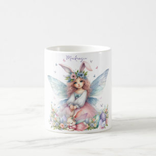 Aquarell-Oster-Frühlingsfee Kaffeetasse