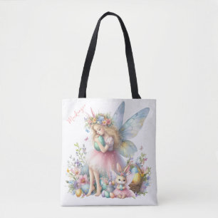 Aquarell-Oster-Frühlingsfee Tasche