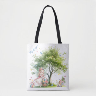 Aquarell-Oster-Frühlingsfee Tasche