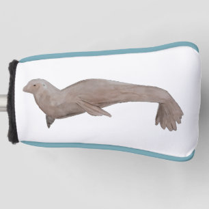 Aquarell Ozean Animal Sea Lion Golf Headcover