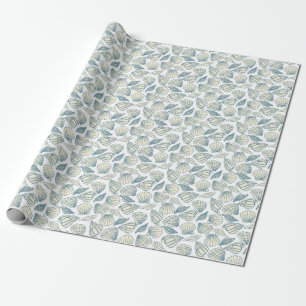 Aquarell-Ozean-Meeres-Tiere-Muster Geschenkpapier