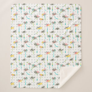 Aquarell-Palmen Sherpadecke