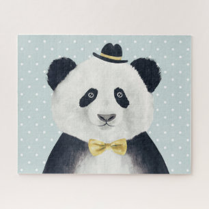 Aquarell-Panda-Bär