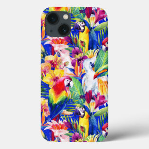 Aquarell-Papageien Case-Mate iPhone Hülle