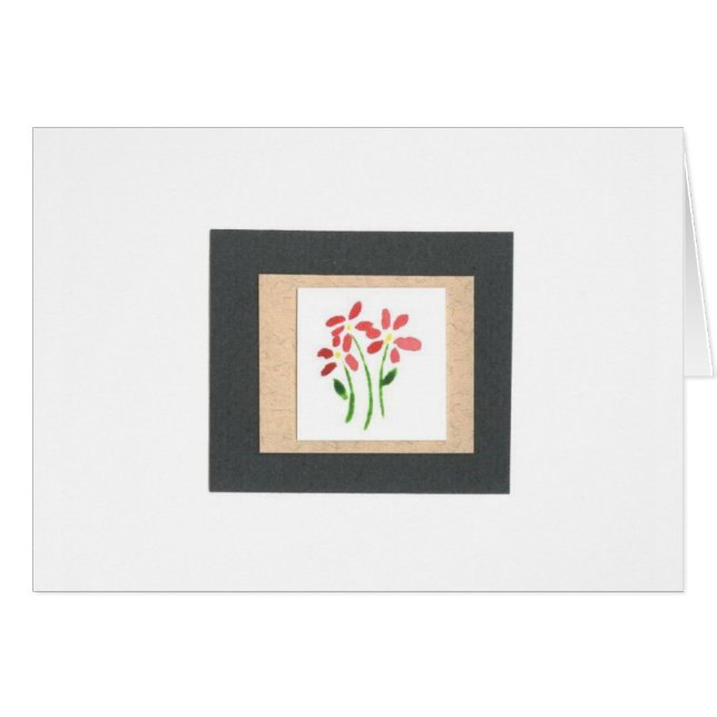 Aquarell-Papiercollage (Vorderseite (Horizontal))