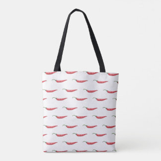 Aquarell-Paprikas Tasche