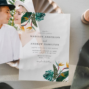Aquarell Paradiesvogel Hochzeit