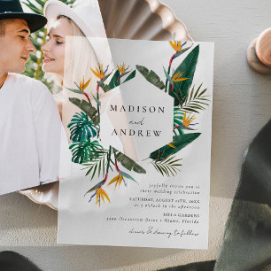 Aquarell Paradiesvogel Hochzeit