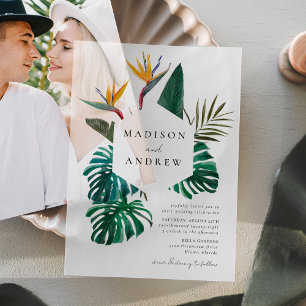 Aquarell Paradiesvogel Hochzeit