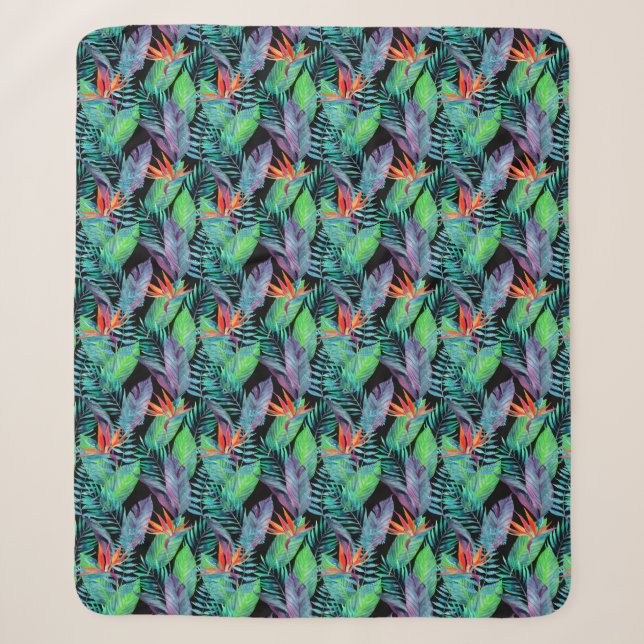Aquarell-Paradiesvogel Sherpadecke (Vorderseite)