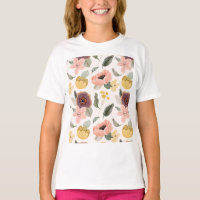 Aquarell Pastell Blumen Nahtloses Muster | Sanft