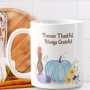 Aquarell-Pastell-Kürbis, Herbst-Friendsgiving Kaffeetasse
