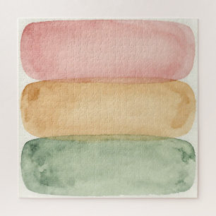 Aquarell Pastellfarben-Block-Schichten