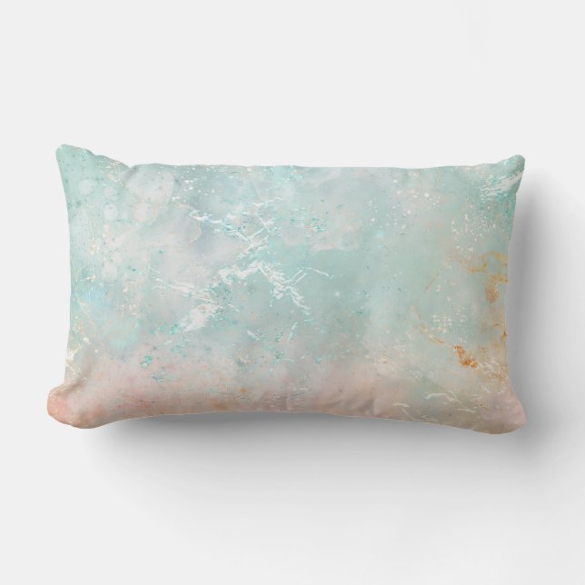 Aquarell, pastellfarben lendenkissen (Vorderseite)