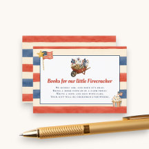 Aquarell-patriotische Feuerwerk-Bücher für Baby