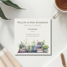 Aquarell-Pflanzen- und Buchdesign