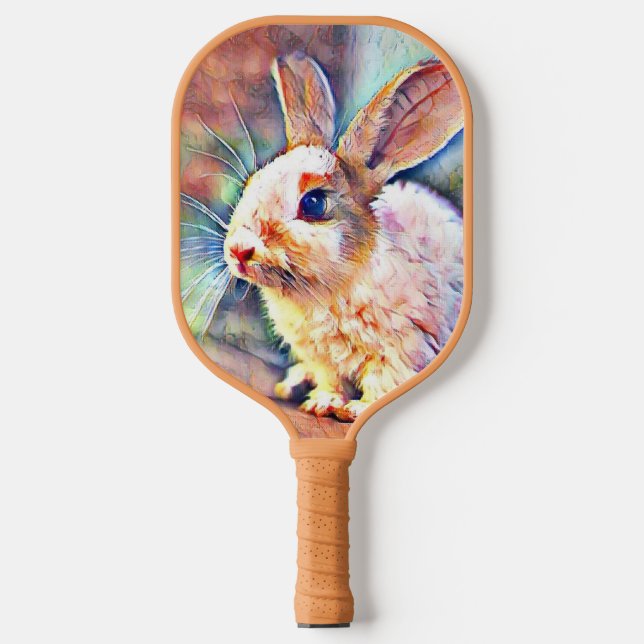Aquarell Pickleball Schläger (Vorderseite)