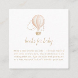 Aquarell Pink Baby Duschbücher für Baby Square Quadratische Visitenkarte