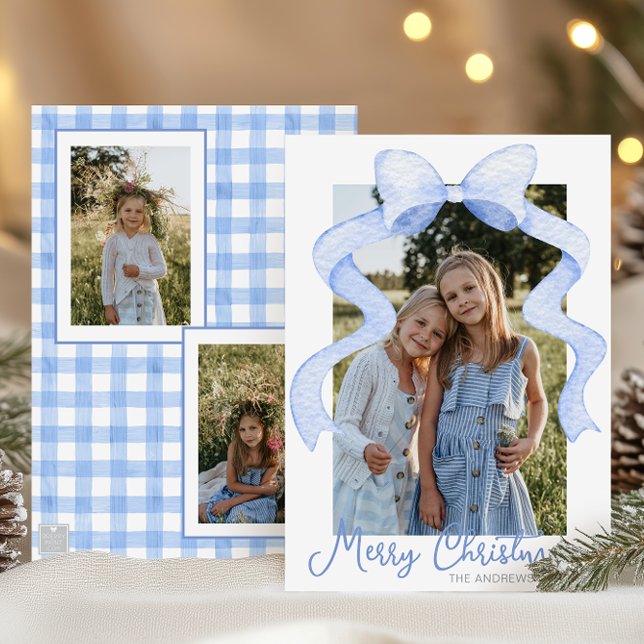 Aquarell Pink Bow Ribbon Sash Weihnachten Foto (Von Creator hochgeladen)