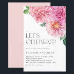 Aquarell Pink Dahlia Sweet 16 Party Einladungen<br><div class="desc">Mit dieser individuell gestaltbaren Geburtstagsfeier laden wir Sie zu Ihrer Veranstaltung ein. Es verfügt über einen Blumenstrauß in Aquarellen mit rosa Dahlia-Blume. Personalisieren Sie diese,  indem Sie Ihre Daten hinzufügen. Diese blumengeschmückte Party Einladung von 16 . Geburtstag eignet sich hervorragend für Party im Frühling und im Garten.</div>