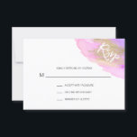 Aquarell Pink Lila Gold BAT MITZVAH UAWG RSVP Karte<br><div class="desc">Schöne moderne Aquarell Response UAWG Hochzeitskarten. Pastellfarben Pfirsichrosa Lila Farben. Imitate mit einem Pinselstrich aus Goldfolie. Ideal für Hochzeit in Urlaubsort Themen,  Bat / Bar Mitzvah,  Geburtstag,  Geburtstag,  Jubiläum,  etc...  Wasser/Ozean-Design. Bearbeiten von Karten - Einfach Ihre Daten hinzufügen oder Schriftart,  Farbe und Größe ändern.</div>