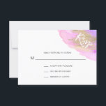 Aquarell Pink Lila Gold BAT MITZVAH UAWG RSVP Karte<br><div class="desc">Schöne moderne Aquarell Response UAWG Hochzeitskarten. Pastellfarben Pfirsichrosa Lila Farben. Imitate mit einem Pinselstrich aus Goldfolie. Ideal für Hochzeit in Urlaubsort Themen,  Bat / Bar Mitzvah,  Geburtstag,  Geburtstag,  Jubiläum,  etc...  Wasser/Ozean-Design. Bearbeiten von Karten - Einfach Ihre Daten hinzufügen oder Schriftart,  Farbe und Größe ändern.</div>