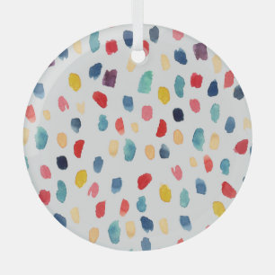 Aquarell-Pinselstriche: Nahtlose Abstraktion. Ornament Aus Glas