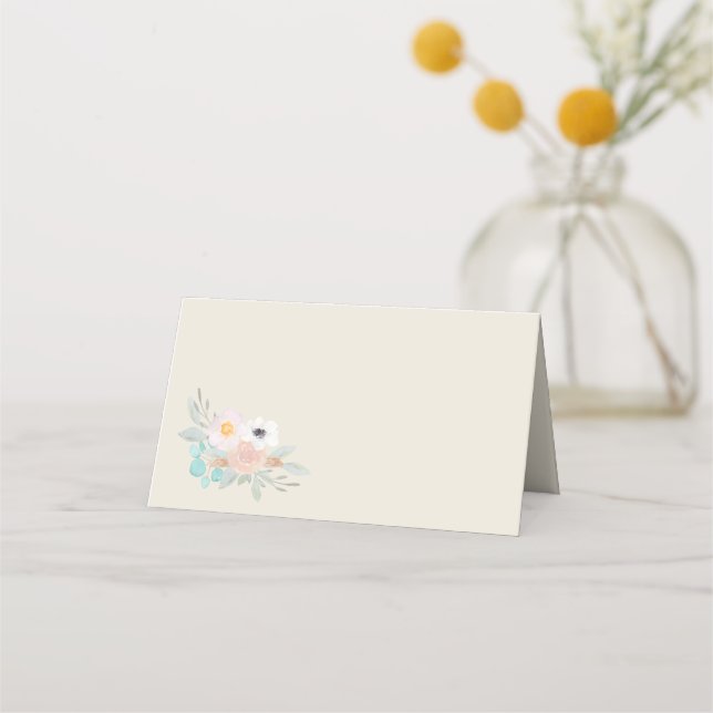 Aquarell Platzkarte (Vorderseite)