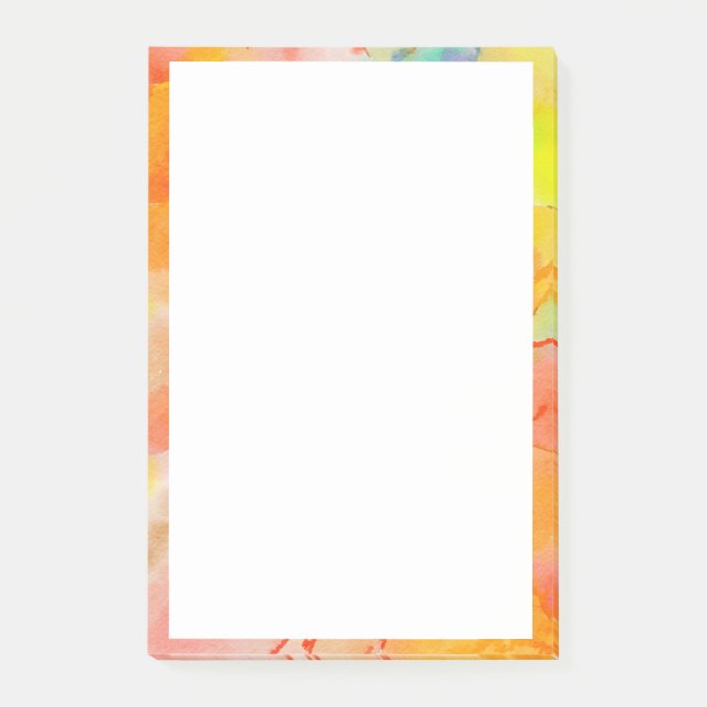 Aquarell Post-it Klebezettel (Vorderseite)