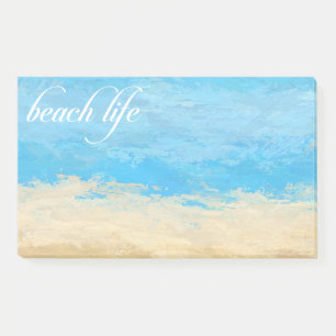 Aquarell-Post-it-Notizen Strandleben Post-it Klebezettel