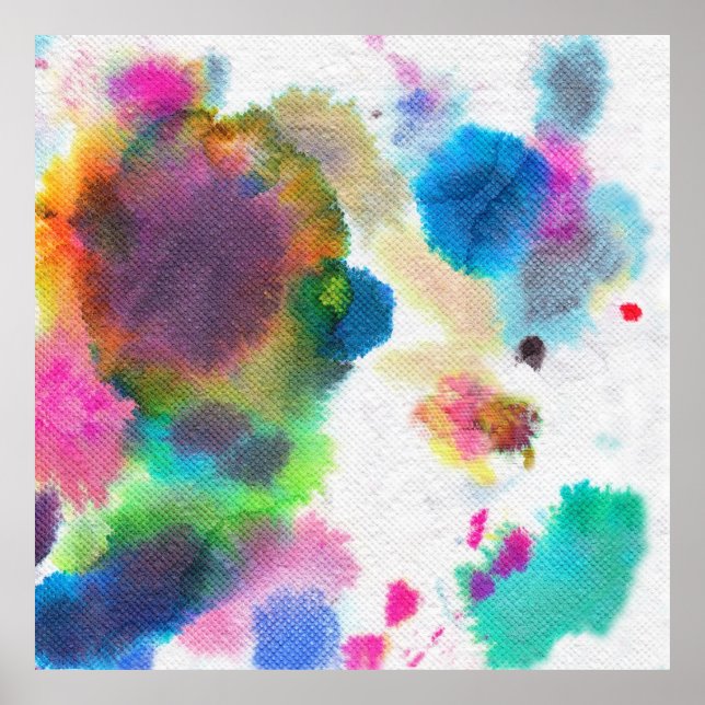 Aquarell-Poster Poster (Vorne)