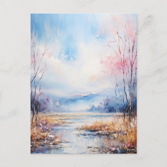 Aquarell  postkarte (Vorderseite)