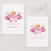 Aquarell Prinzessin Rosa Mädchen Baby-Party