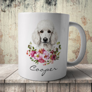 Aquarell-Pudel Kaffeetasse